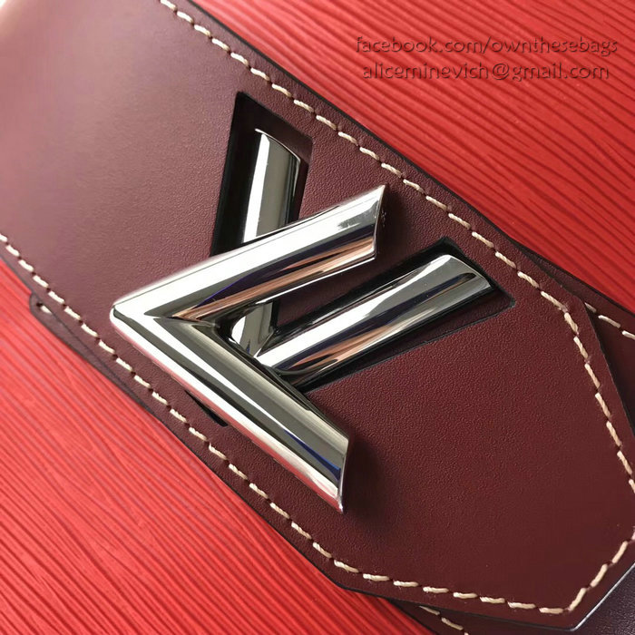 Louis Vuitton Epi Leather Bucket Bag Red M55188