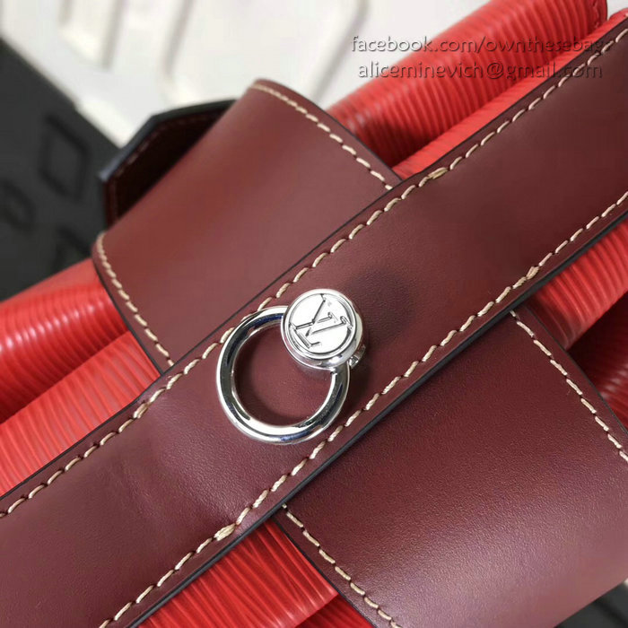 Louis Vuitton Epi Leather Bucket Bag Red M55188