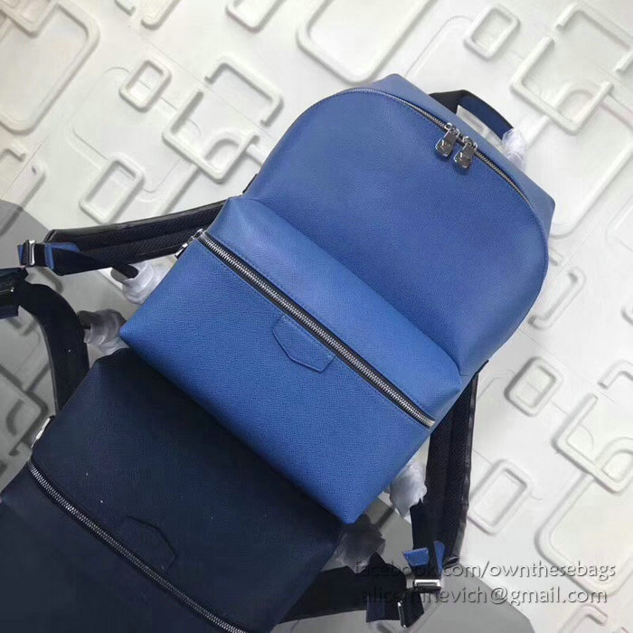 Louis Vuitton Taiga Leather Apollo Backpack Cobalt M33453
