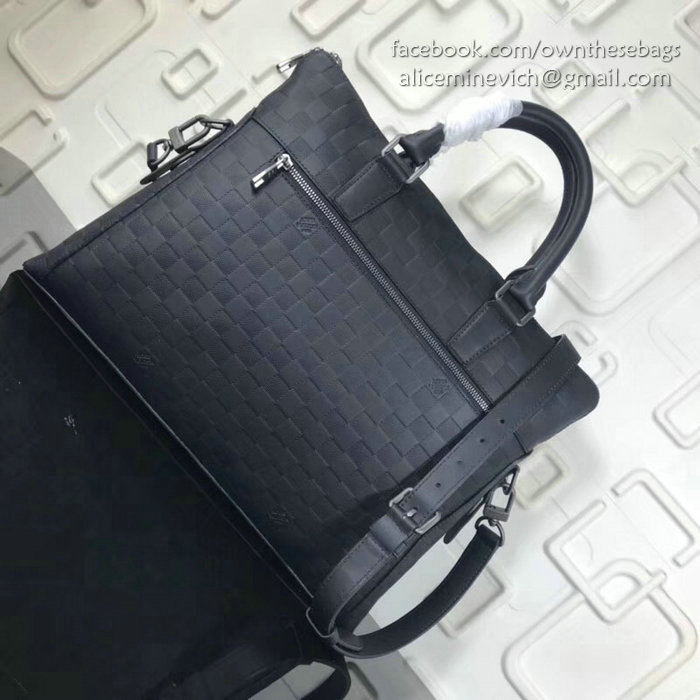 Louis Vuitton Damier Infini Leather Briefcase Noir N41151