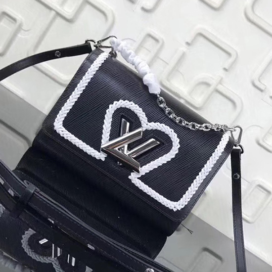 Louis Vuitton Epi Leather Twist MM Noir M53126