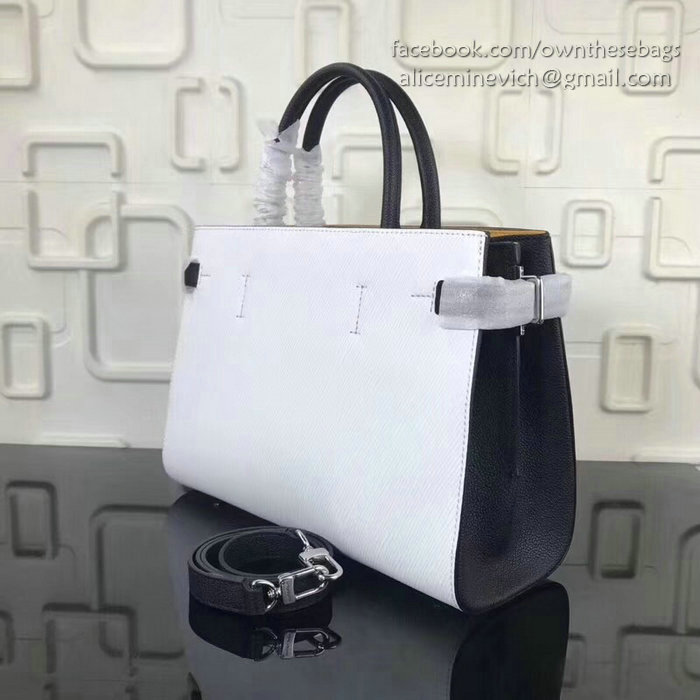 Louis Vuitton Epi Leather Twist Tote White M53396