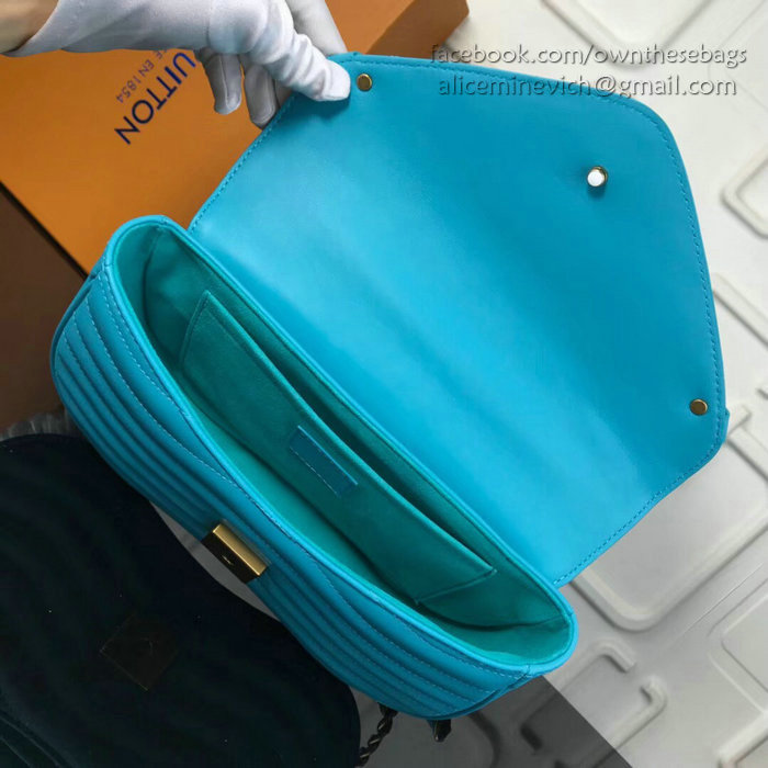 Louis Vuitton New Wave Chain Bag MM Blue M51498