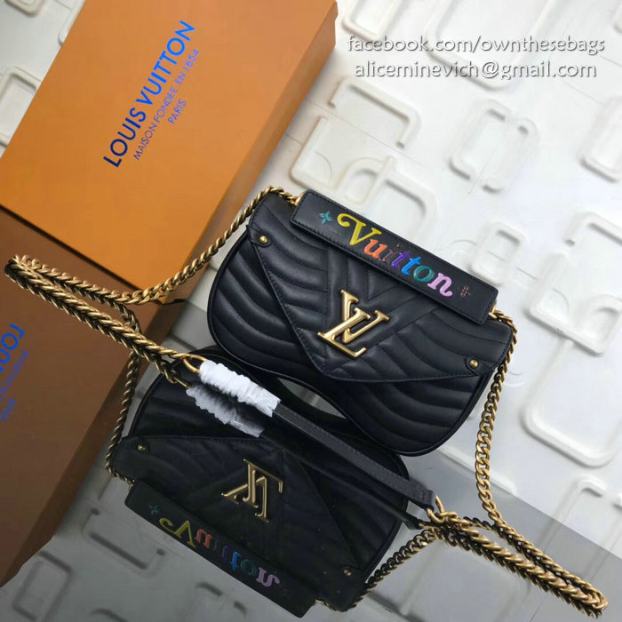 Louis Vuitton New Wave Chain Bag MM Noir M51498