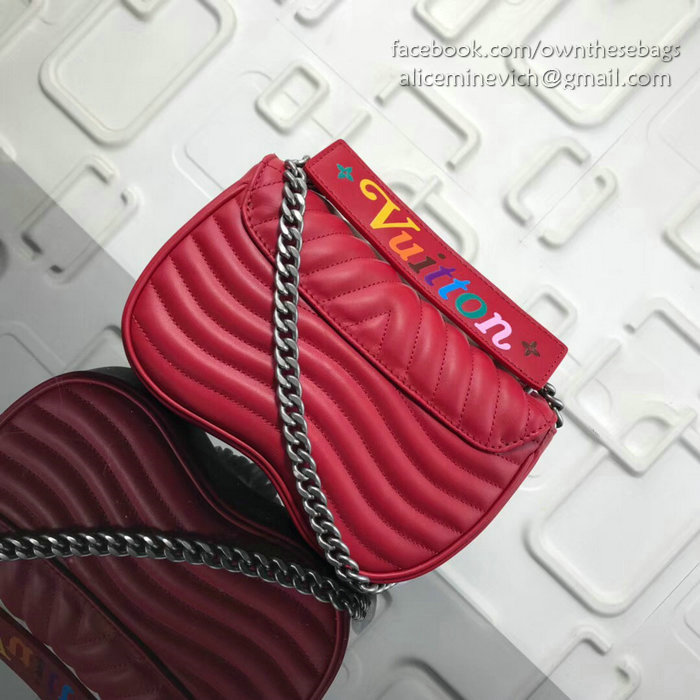 Louis Vuitton New Wave Chain Bag PM Red M51683