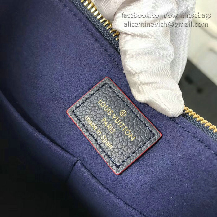 Louis Vuitton Monogram Empreinte Surene MM Blue M43758