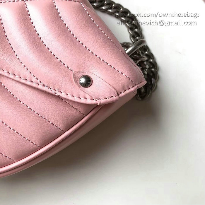Louis Vuitton New Wave Chain Bag MM Pink M51498