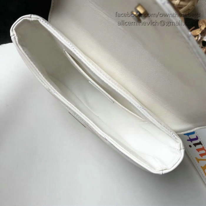 Louis Vuitton New Wave Chain Bag PM White M51683