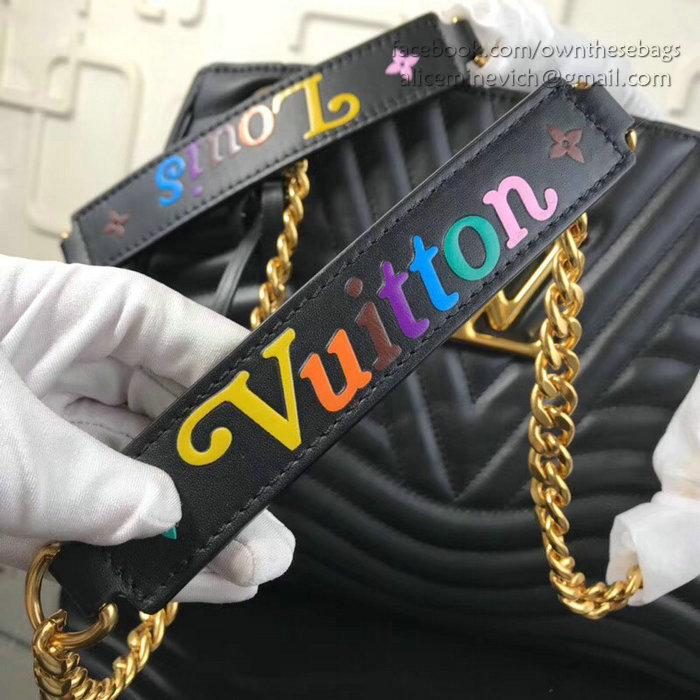 Louis Vuitton New Wave Chain Tote Noir M51496