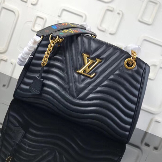 Louis Vuitton New Wave Chain Tote Noir M51496