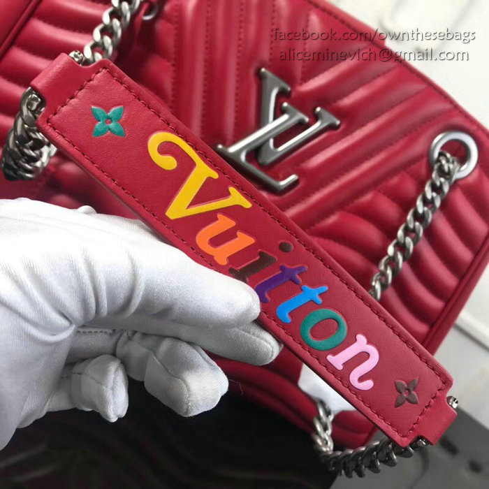 Louis Vuitton New Wave Chain Tote Red M51496