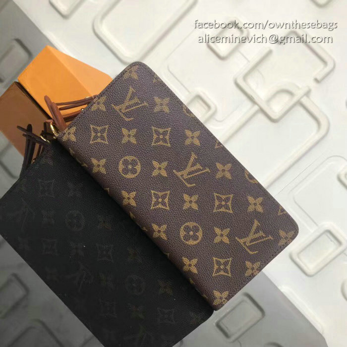 Louis Vuitton Portefeiulle Ansoritto Wallet Brown M66701