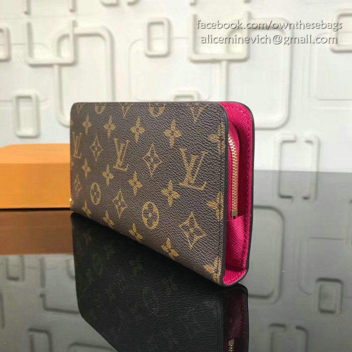 Louis Vuitton Portefeiulle Ansoritto Wallet Rose M66701