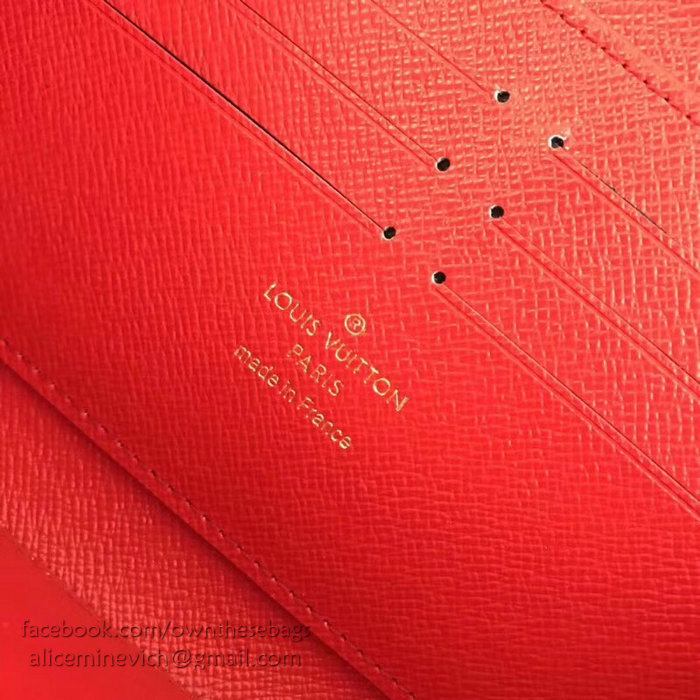 Louis Vuitton Damier Ebene Canvas Zippy Wallet N60015
