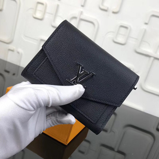 Louis Vuitton Mylockme Compact Wallet Noir M62948