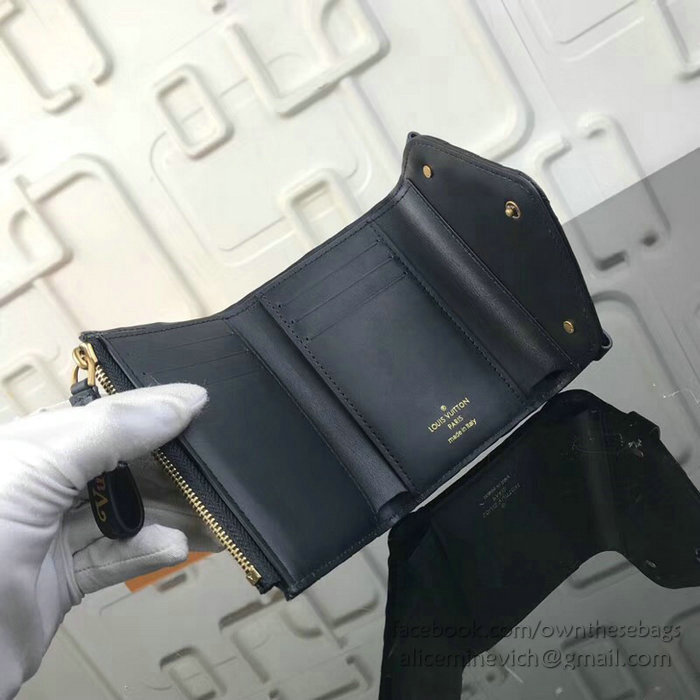 Louis Vuitton New Wave Compact Wallet Black M63428