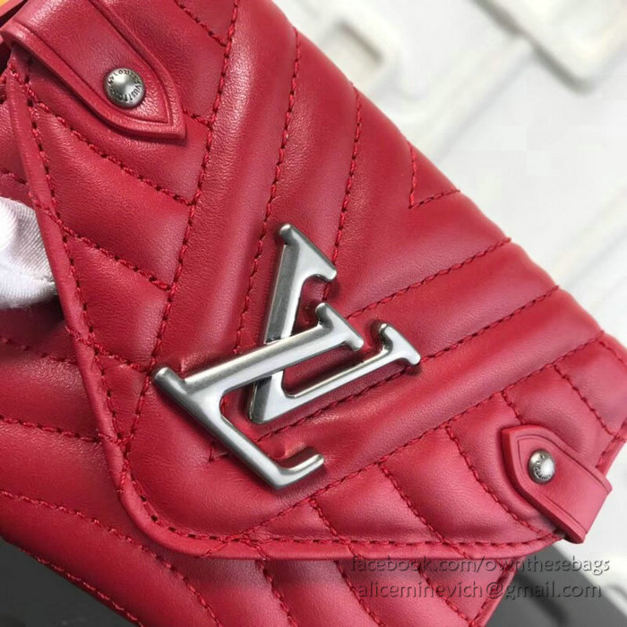 Louis Vuitton New Wave Compact Wallet Red M63428