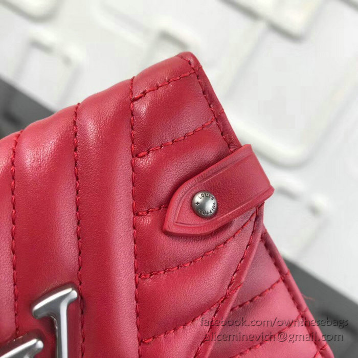Louis Vuitton New Wave Compact Wallet Red M63428