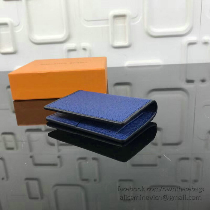 Louis Vuitton Pocket Organizer Blue M30551