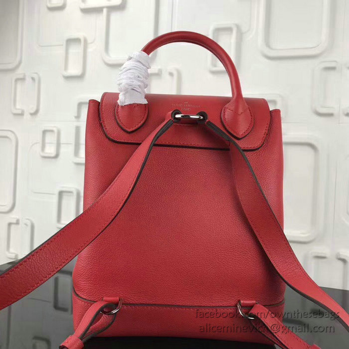 Louis Vuitton Soft Calfskin Lockme Backpack Red M41817