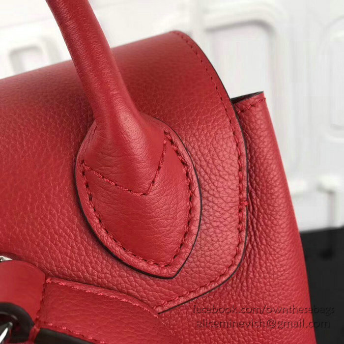 Louis Vuitton Soft Calfskin Lockme Backpack Red M41817