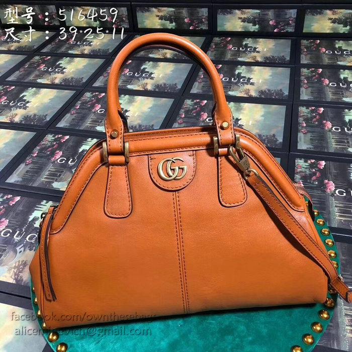 Gucci Re(Belle) Medium Top Handle Bag Yellow 516459