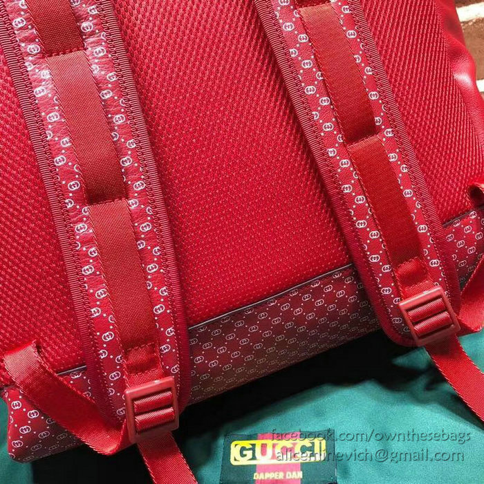 Gucci-Dapper Dan backpack Red 536413
