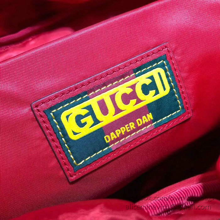 Gucci-Dapper Dan backpack Red 536413