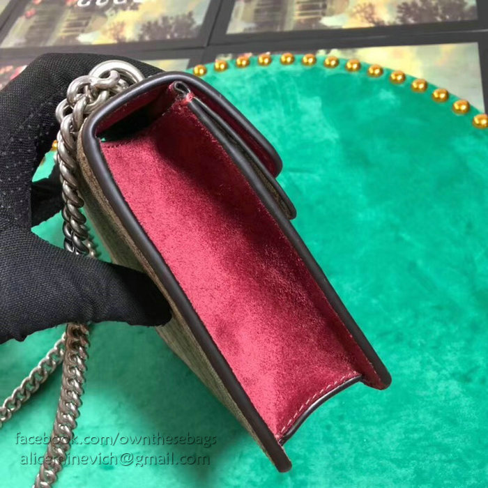 Gucci Dionysus GG Supreme Mini Bag Burgundy 421970