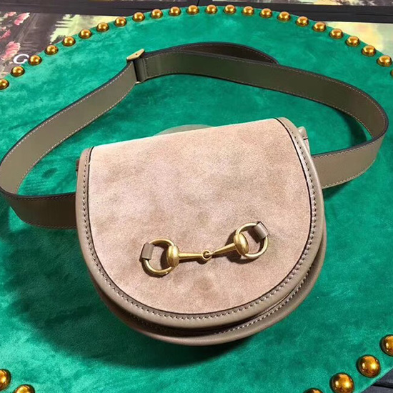 Gucci Leather Belt Bag Beige 384820
