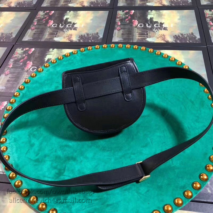 Gucci Leather Belt Bag Black 384820