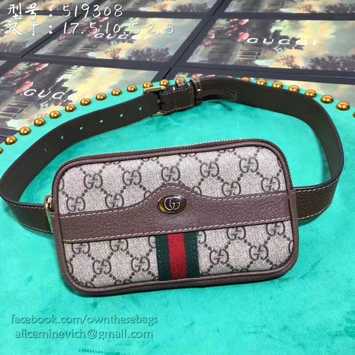 Gucci Ophidia GG Supreme Belted Iphone Case 519308