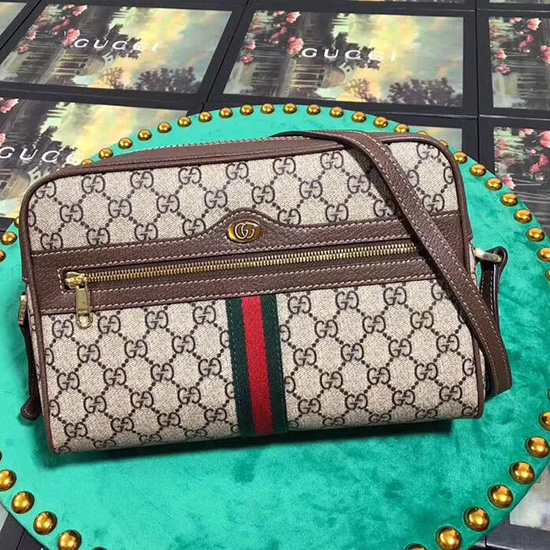 Gucci Ophidia GG Supreme Small Shoulder Bag 517080
