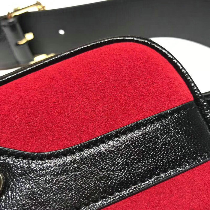 Gucci Ophidia Suede Belted Iphone Case Red 519308