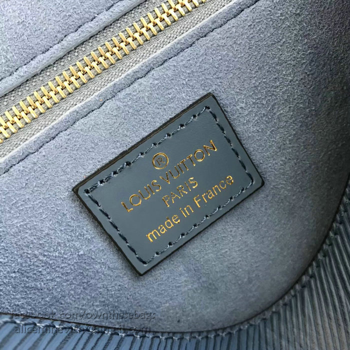 Louis Vuitton Epi Leather Top Handle Bag Blue M43129