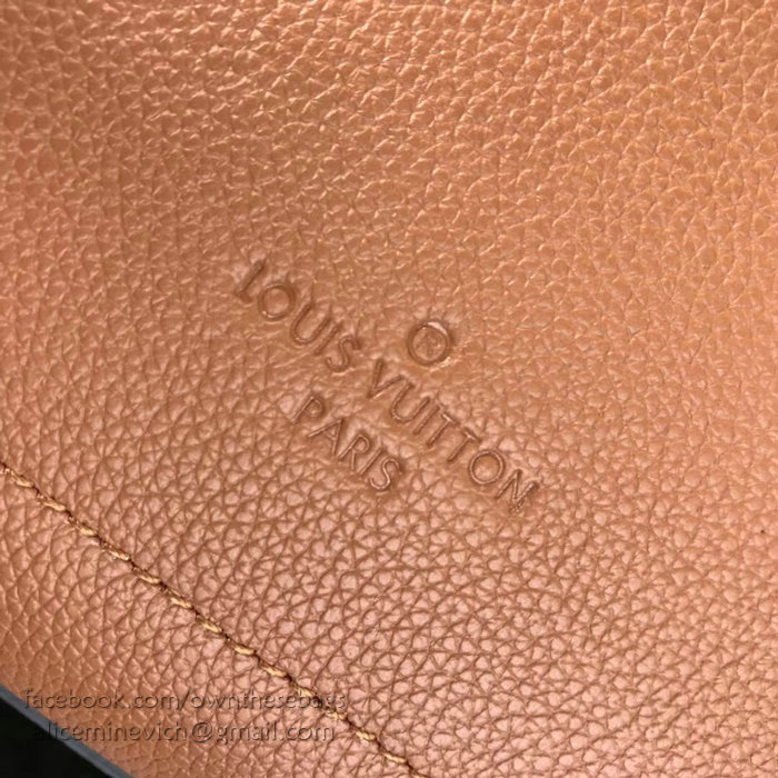 Louis Vuitton Soft Calfskin Lockme Ever Caramel Creme Noir M51395