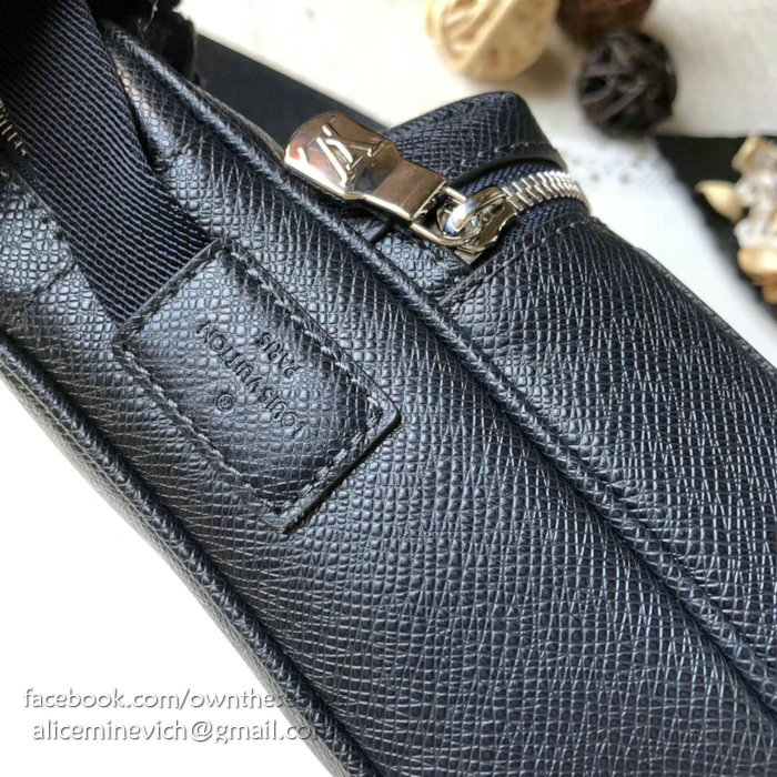 Louis Vuitton Taiga Leather Outdoor Messenger PM Blue M33436