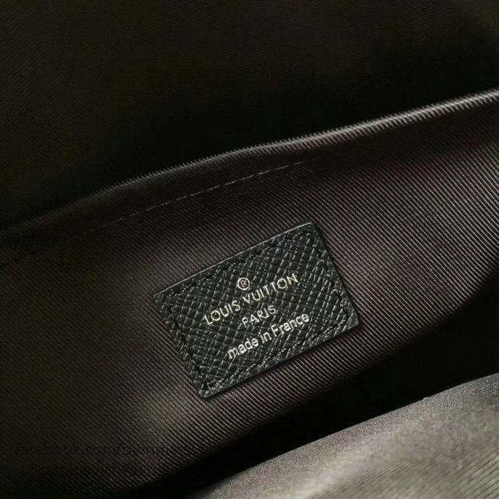 Louis Vuitton Taiga Leather Outdoor Messenger PM Noir M33435