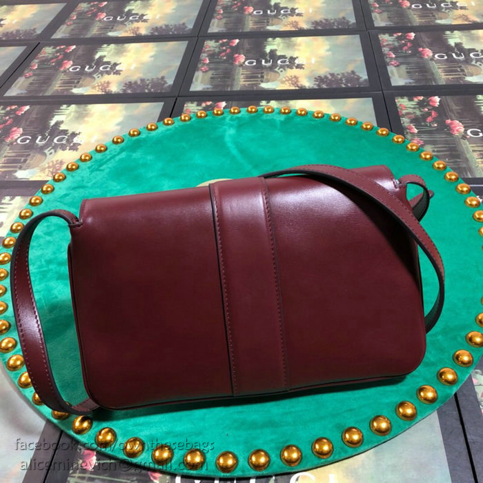 Gucci Arli Small Shoulder Bag Burgundy 550129