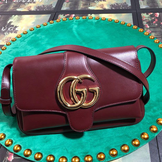 Gucci Arli Small Shoulder Bag Burgundy 550129