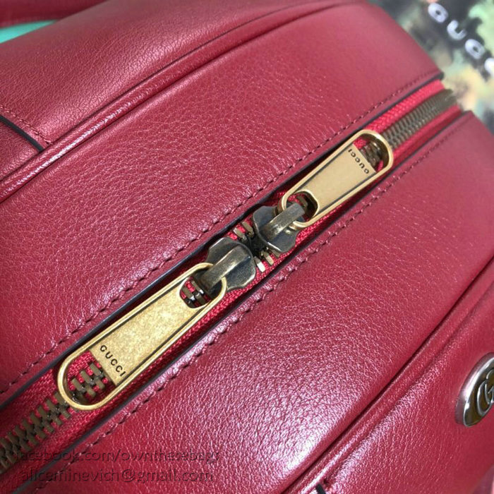 Gucci Basketball Shaped Tote Bag Red 536110