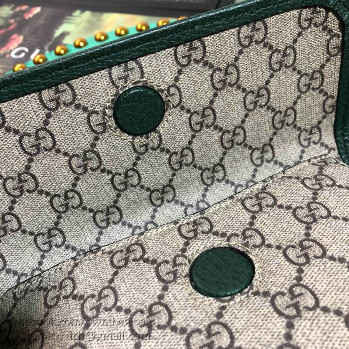 Gucci GG Supreme Messenger Bag Green 501050