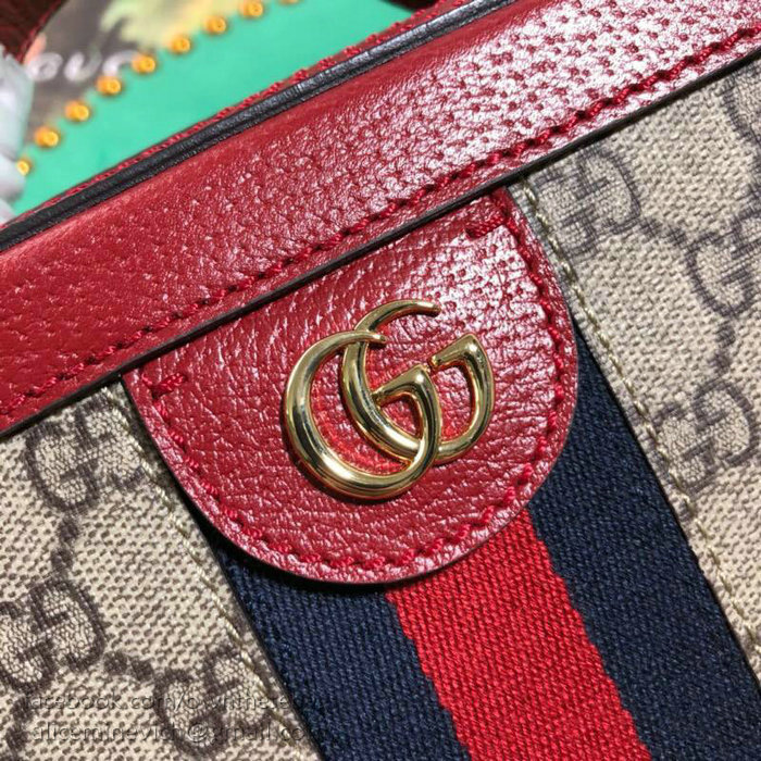 Gucci Ophidia Small GG Shoulder Bag Red 550622