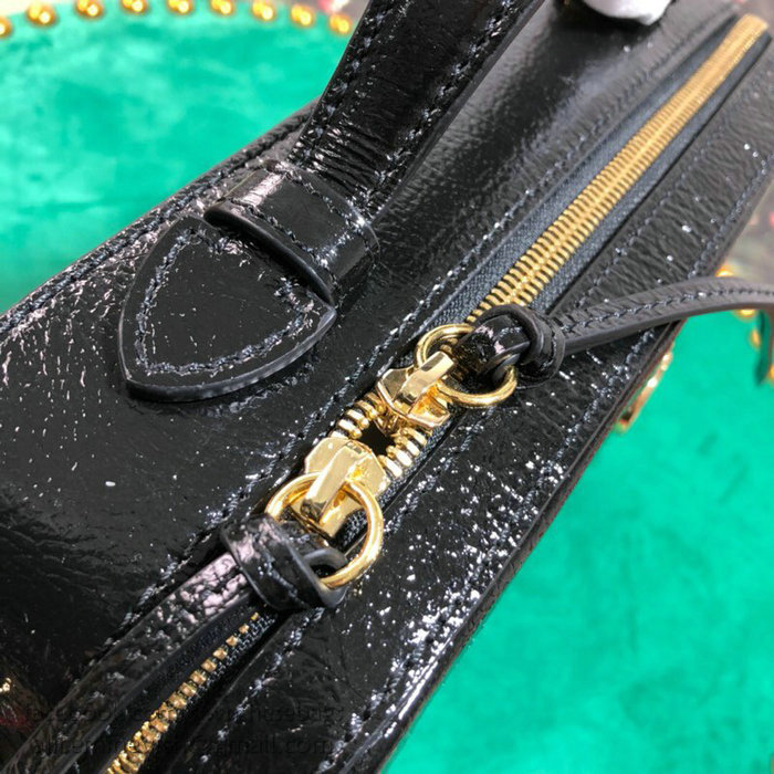 Gucci Ophidia Suede Small Shoulder Bag Black 550622