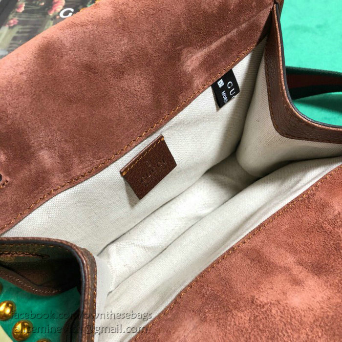Gucci Suede Messenger Bag Burgundy 501050