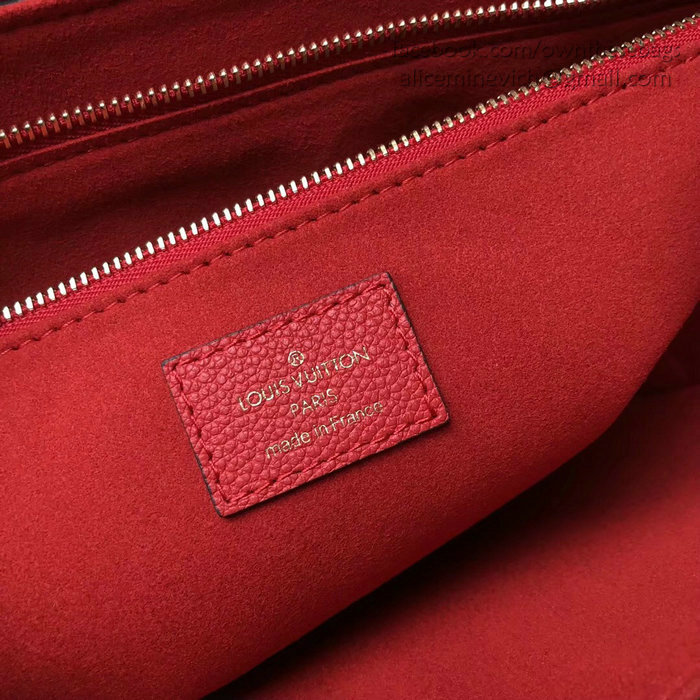 Louis Vuitton Monogram Empreinte VAVIN PM Red M52271