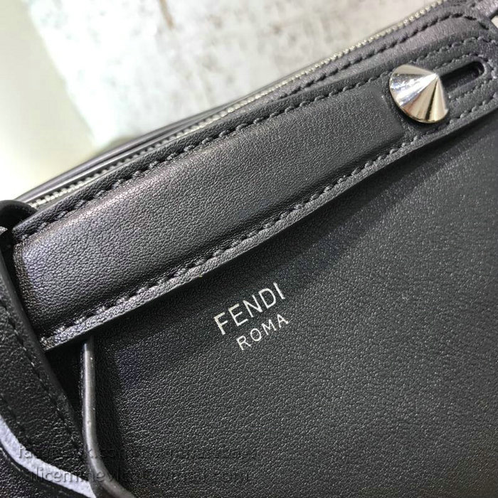 Fendi By The Way Mini Boston Bag Black F81492