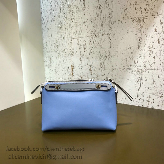 Fendi By The Way Mini Boston Bag Blue F81492