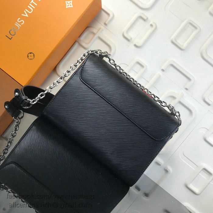 Louis Vuitton Epi Leather Twist MM Noir M52699
