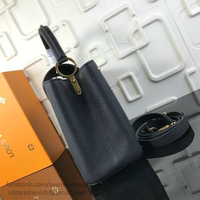 Louis Vuitton Taurillon Leather Capucines BB Noir M48865